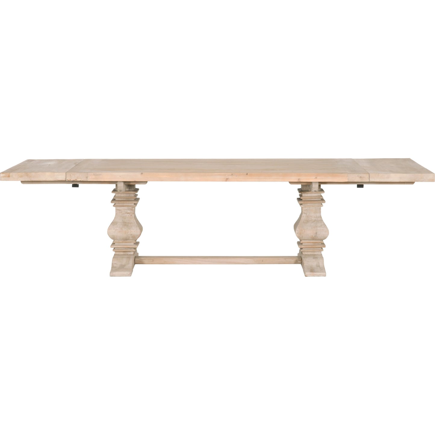 006 SR-387392 | Additional Silo | Monastery Dining Table by Essentials For Living in smoke gray pine. Made from reclaimed pine, reclaimed birch in a cottage & farmhouse style.