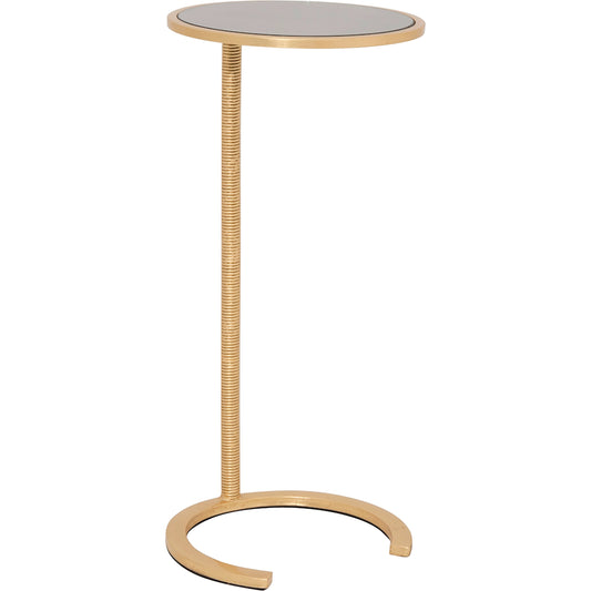 Nina Cigar Table by Worlds Away in silver leaf. Made from unique in a modern style.