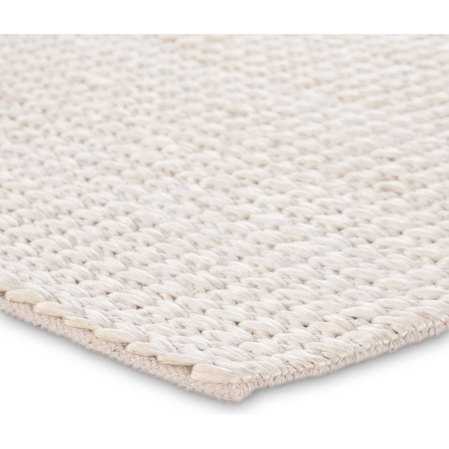 002 100105-41997,100105-41998,100105-41999,SI-1781583,SI-2386351,SR-889713 | Closeup | Naturals Monaco NLM05 Rug by Jaipur Living in white. Made from 100% jute in a unique style.