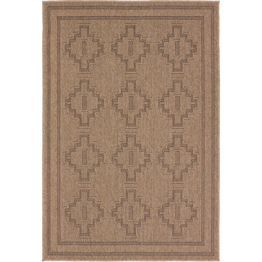 Nambe NMB04 Rug by Jaipur Living in brown, black. Made from 100% polypropylene in a unique style.