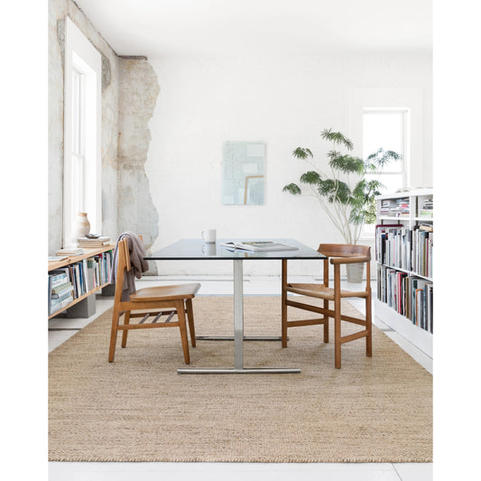 Oakwood OK-01 Rug by Loloi in wheat. Made from 100% wool in a modern style.