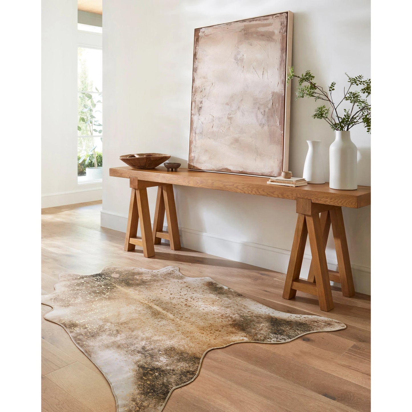 005 101708-43070,101708-43071 | Lifestyle | Odessa ODE-01 Rug by Loloi in mocha, sand. Made from 100% polyester in a rustic style.