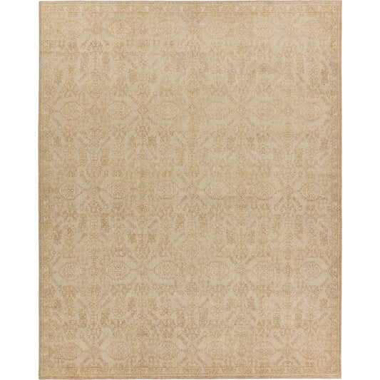 Onessa ONE09 Rug by Jaipur Living in gold, tan. Made from 100% wool in a unique style.