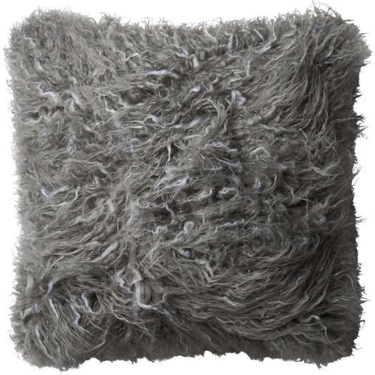Casper Pillow by Loloi in gray. Made from acrylic, polyester in a modern style.