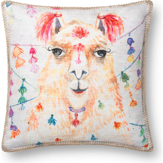 P0741 Pillow by Loloi in multi. Made from 100% polyester in a eclectic & global style.