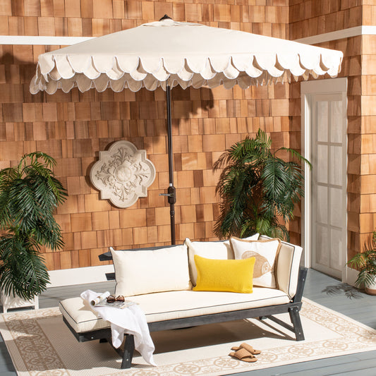 Fragrant Square Umbrella by HedgeApple Essentials. Made from metal, polyester in a coastal style.