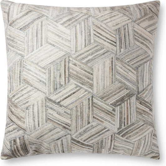 001 SR-850116 | Primary Silo | P0901 Pillow by Loloi in gray, multi. Made from 100% polyester in a modern style.