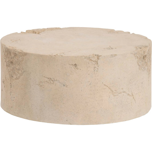 Formation Coffee Table by Phillips Collection in off white and roman stone. Made from resin composite in a modern style.