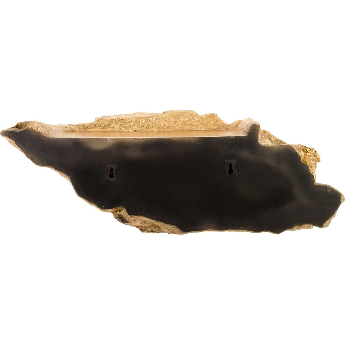 004 SR-820061 | Additional Silo | Boulder Shelf by Phillips Collection in gold and gold leaf. Made from resin in a modern style.