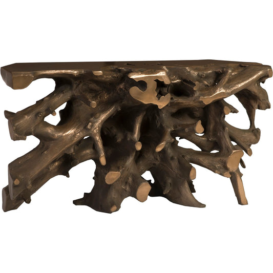 Beau Cast Root Console Table by Phillips Collection. Made from resin in a coastal style.