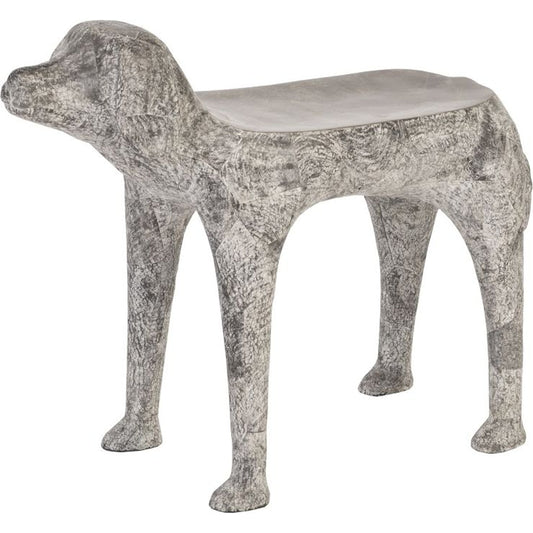 Dog Side Table by Phillips Collection in gray. Made from resin in a eclectic & global style.