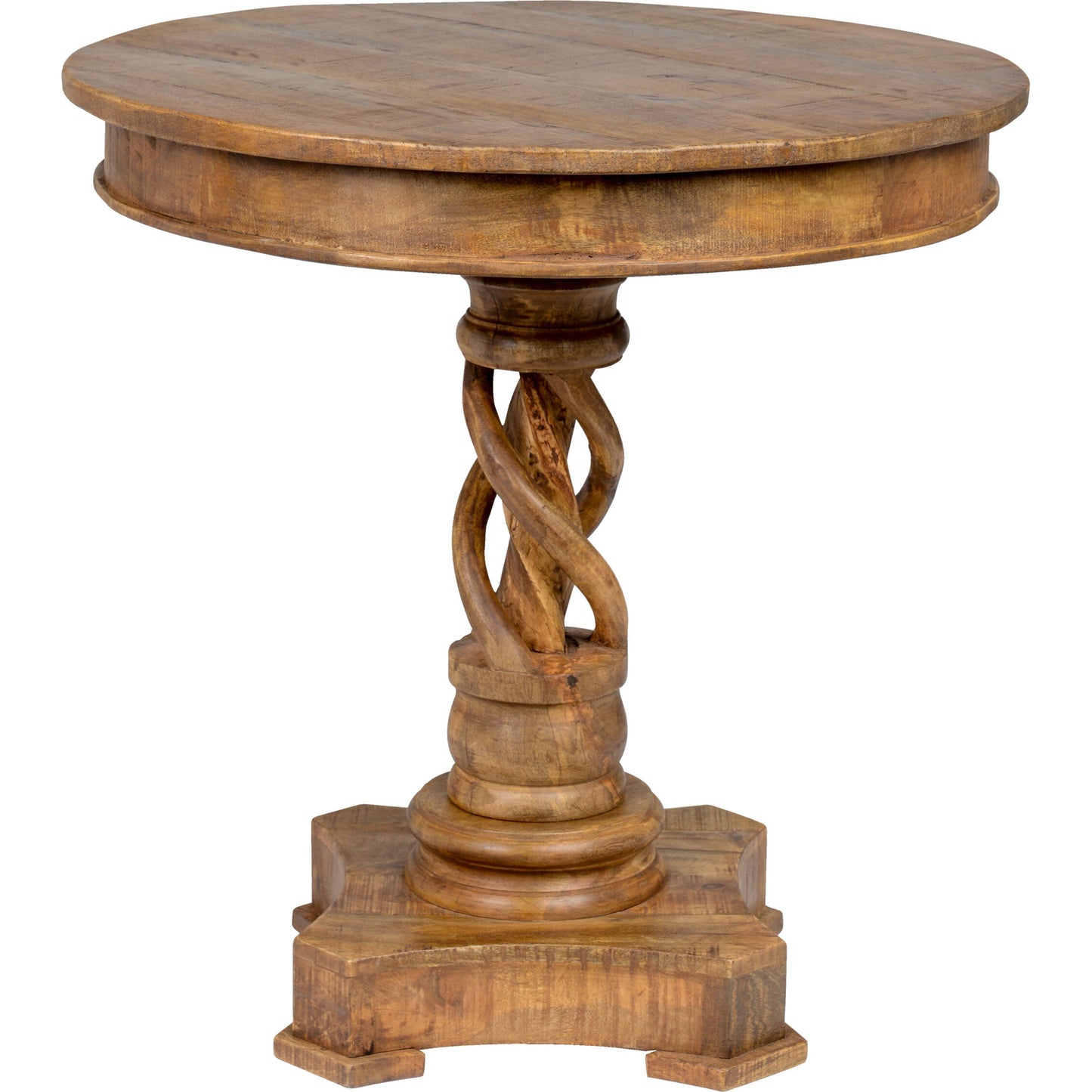 001 SR-897647 | Primary Silo | Bella Round Table by Kosas Home in honey brown. Made from mango wood in a traditional style.