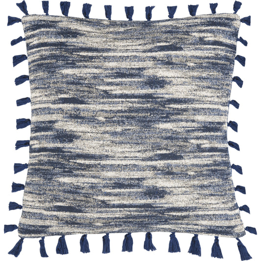 Berwick Pillow by HedgeApple Essentials in navy, creme. Made from 75% cotton, 25% polyester in a eclectic & global style.