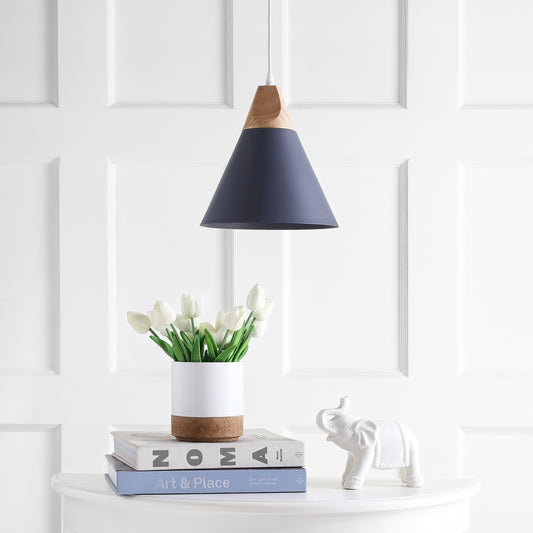 Fluvanna Pendant by HedgeApple Essentials. Made from metal, mdf body, 100% metal shade in a modern style.