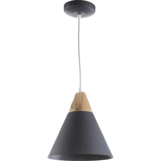 Fluvanna Pendant by HedgeApple Essentials. Made from metal, mdf body, 100% metal shade in a modern style.