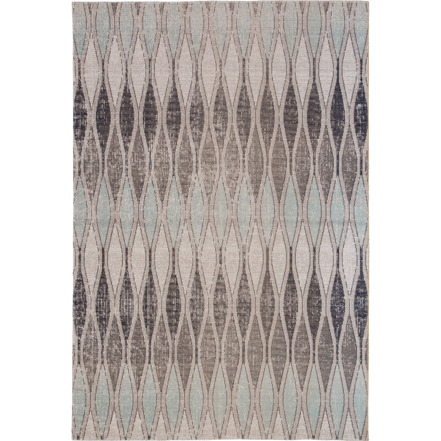 001 100150-42033,100150-42034,100150-42035,100150-45418 | Primary Silo | Polaris POL02 Indoor/Outdoor Rug by Jaipur Living in gray, blue. Made from 100% polypropylene in a unique style.