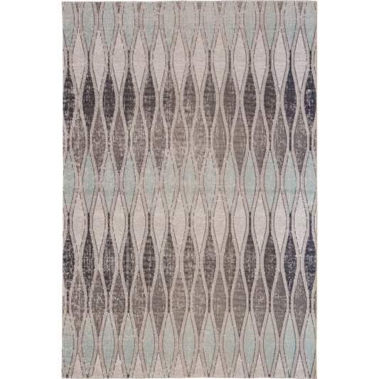 Polaris POL02 Indoor/Outdoor Rug by Jaipur Living in gray, blue. Made from 100% polypropylene in a unique style.