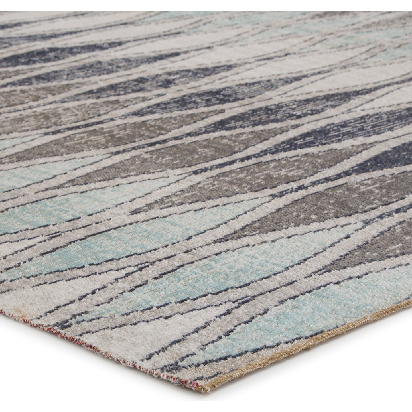 004 100150-42033,100150-42034,100150-42035,100150-45418 | Closeup | Polaris POL02 Indoor/Outdoor Rug by Jaipur Living in gray, blue. Made from 100% polypropylene in a unique style.