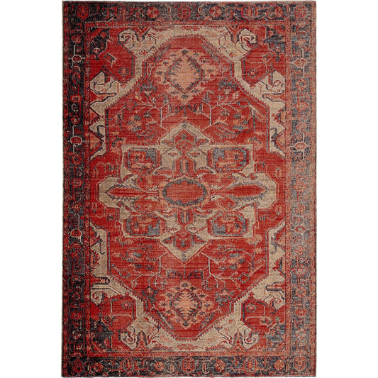 Polaris POL06 Indoor/Outdoor Rug by Jaipur Living in red, blue. Made from 100% polypropylene in a unique style.