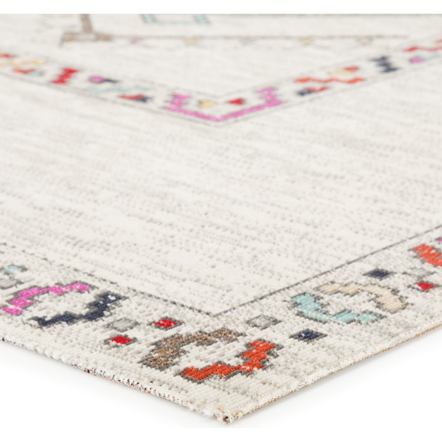 003 100157-42035,SR-816667 | Closeup | Polaris POL10 Indoor/Outdoor Rug by Jaipur Living in ivory, multicolor. Made from 100% polypropylene in a unique style.