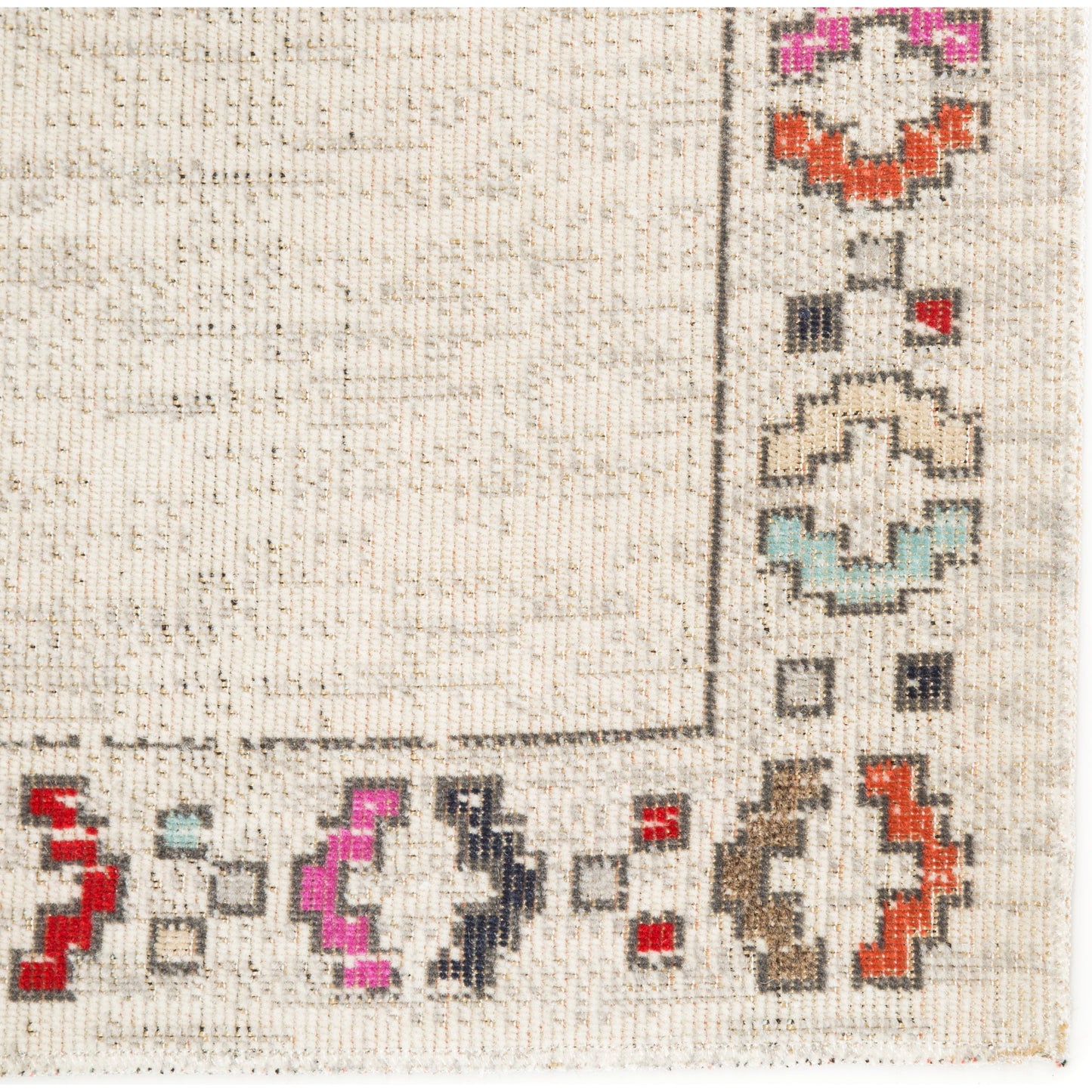 004 100157-42035,SR-816667 | Closeup | Polaris POL10 Indoor/Outdoor Rug by Jaipur Living in ivory, multicolor. Made from 100% polypropylene in a unique style.