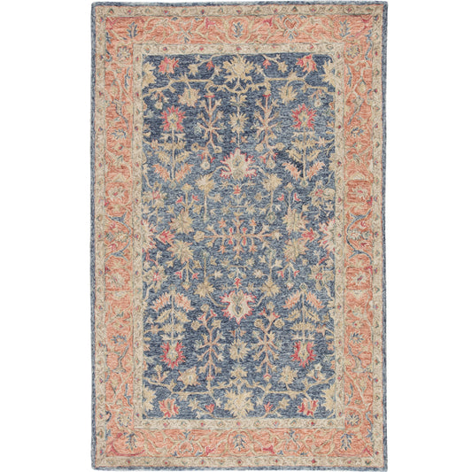 001 105517-45426,105517-45427,105517-45428,SI-1782169 | Primary Silo | Province PRO03 Rug by Jaipur Living in blue, red. Made from 100% wool in a unique style.