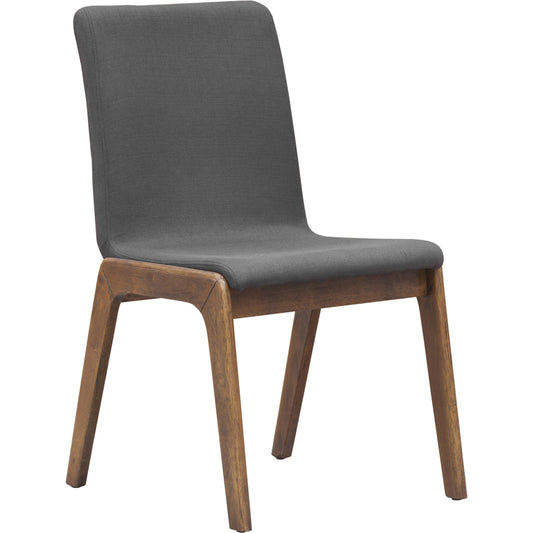 Remix Dining Chair by LH Imports. Made from solid acacia, fabric in a modern style.
