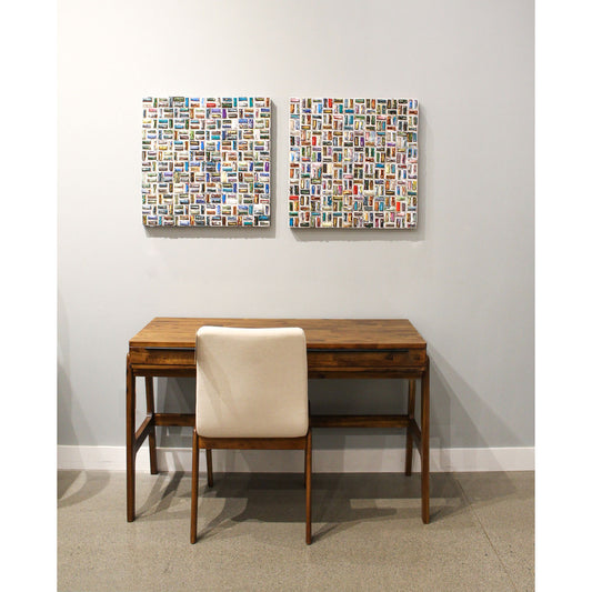 Remix Dining Chair by LH Imports. Made from solid acacia, fabric in a modern style.