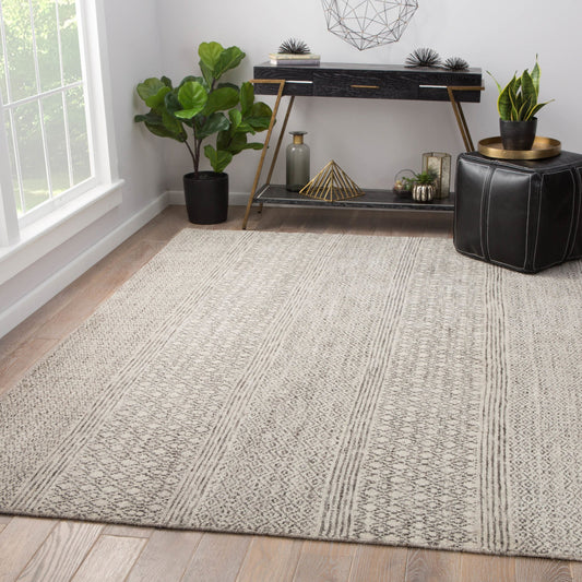 Rize RIZ02 Rug by Jaipur Living in ivory. Made from 100% wool in a unique style.