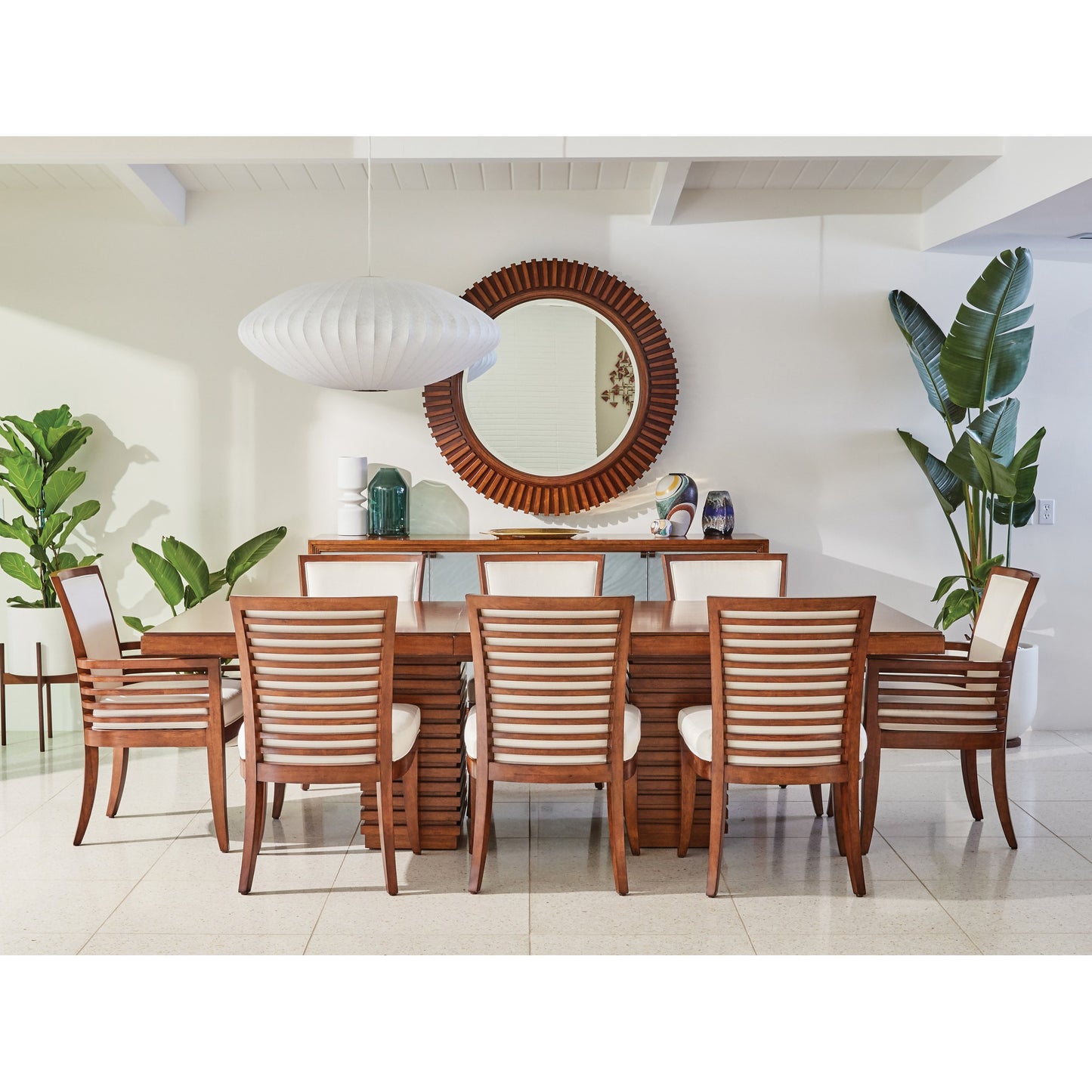 006 SR-836366 | Lifestyle | Reflections Mirror by Tommy Bahama Home. Made from unique in a modern style.
