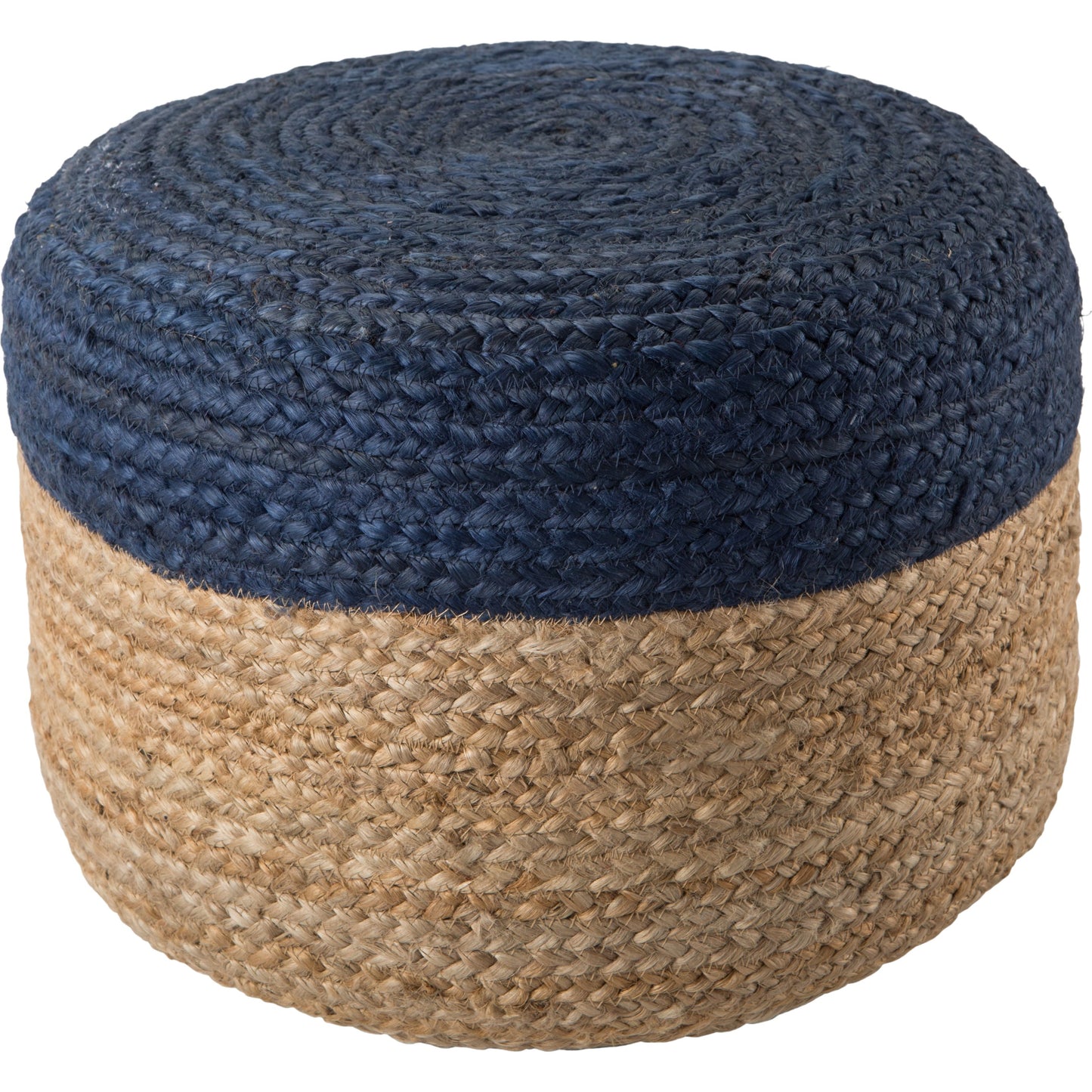 007 SR-816569 | Primary Silo | Saba Oliana Pouf by Jaipur Living. Made from 100% jute in a coastal style.