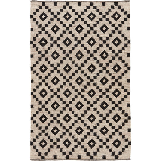 Scandinavia Nordic SCN01 Rug by Jaipur Living in turtledove, jet black. Made from 100% wool in a modern style.
