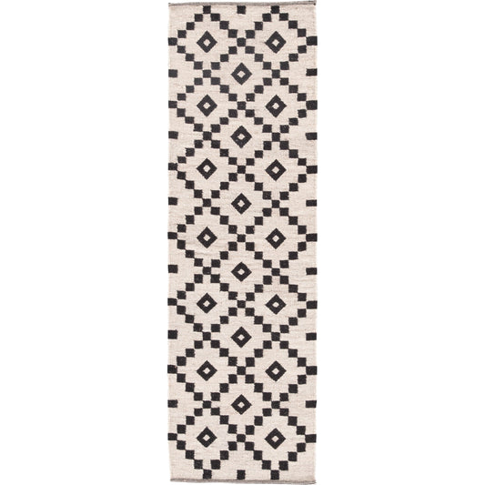 Scandinavia Nordic SCN01 Rug by Jaipur Living in turtledove, jet black. Made from 100% wool in a modern style.