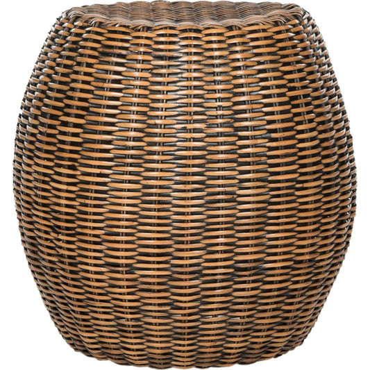 Durham Stool by HedgeApple Essentials. Made from rattan frame, rattan peel weave in a modern style.