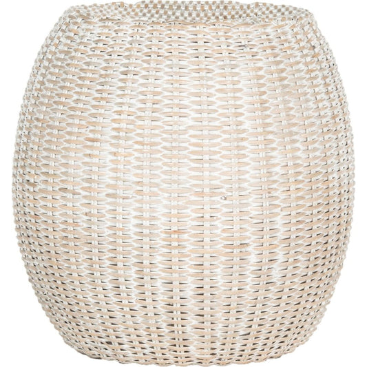 Durham Stool by HedgeApple Essentials. Made from rattan frame, rattan peel weave in a modern style.