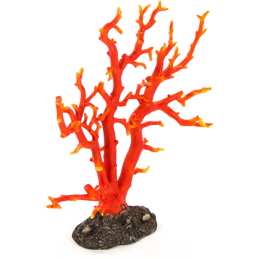 Red-Orange Coral by Zentique. Made from unique in a coastal style.