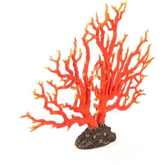 Red-Orange Coral by Zentique. Made from unique in a coastal style.