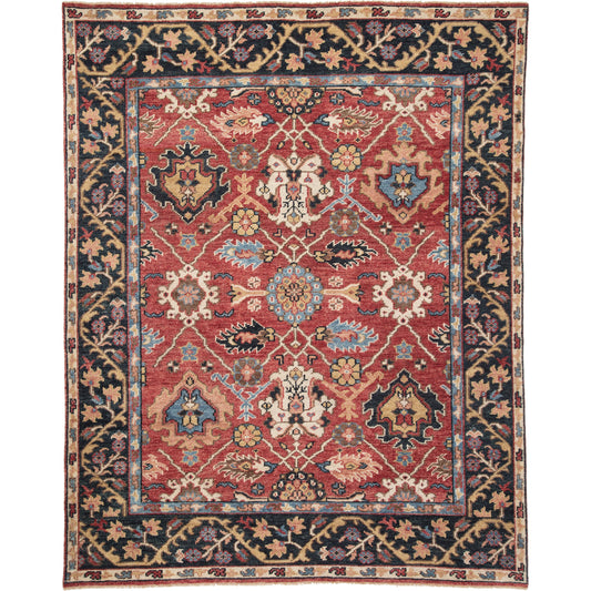 Salinas SLN02 Rug by Jaipur Living in red, multicolor. Made from 100% wool in a unique style.