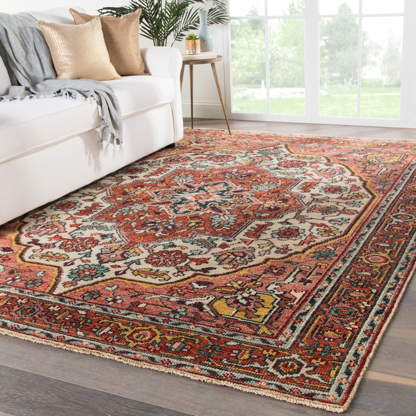 005 100181-42051,100181-42052,100181-42053,SI-1795523 | Lifestyle | Salinas SLN04 Rug by Jaipur Living in pink, multicolor. Made from 100% wool in a unique style.