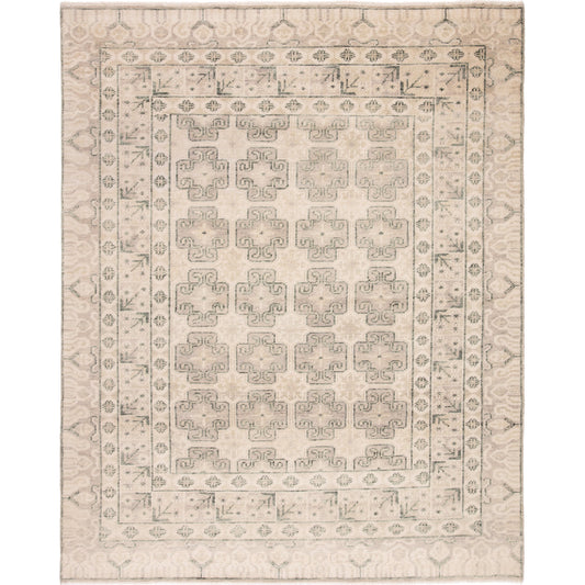 001 105532-42051,105532-42052,105532-42053,105532-45439,105532-45440,SI-1795503,SI-1795504,SI-2518896 | Primary Silo | Salinas SLN08 Rug by Jaipur Living in ivory, green. Made from 100% wool in a unique style.