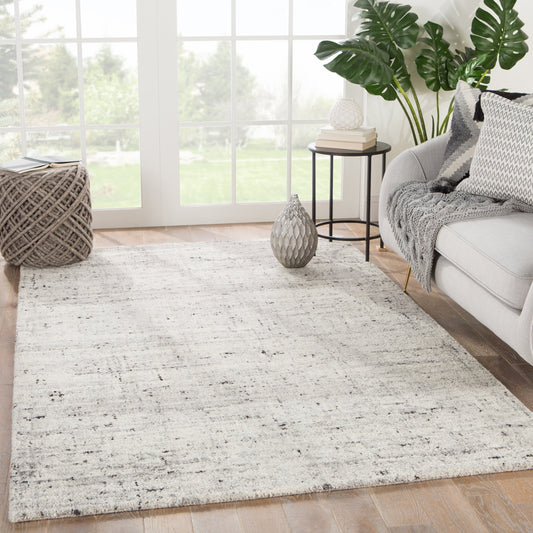 Salix SLX01 Rug by Jaipur Living in ivory, light gray. Made from 100% wool in a unique style.