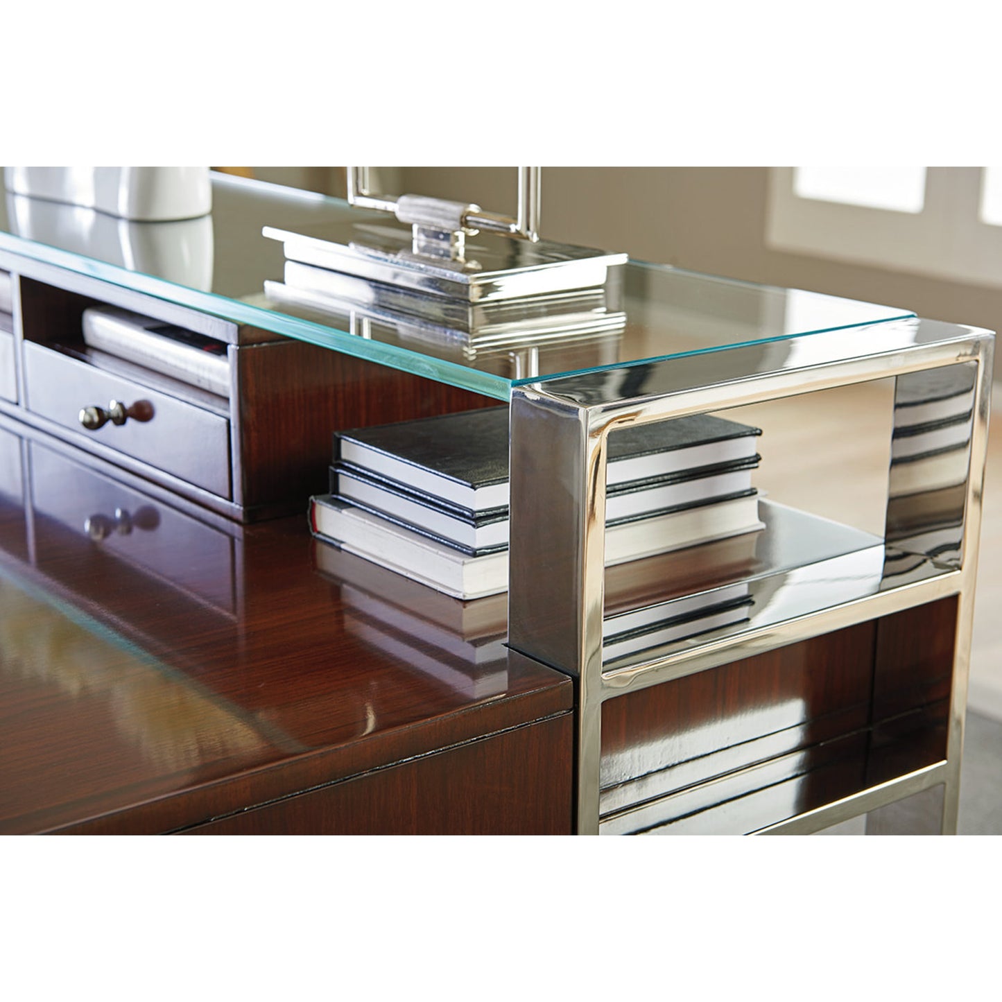 002 SR-835821 | Additional Silo | Andrea Writing Desk by Sligh. Made from unique in a modern style.