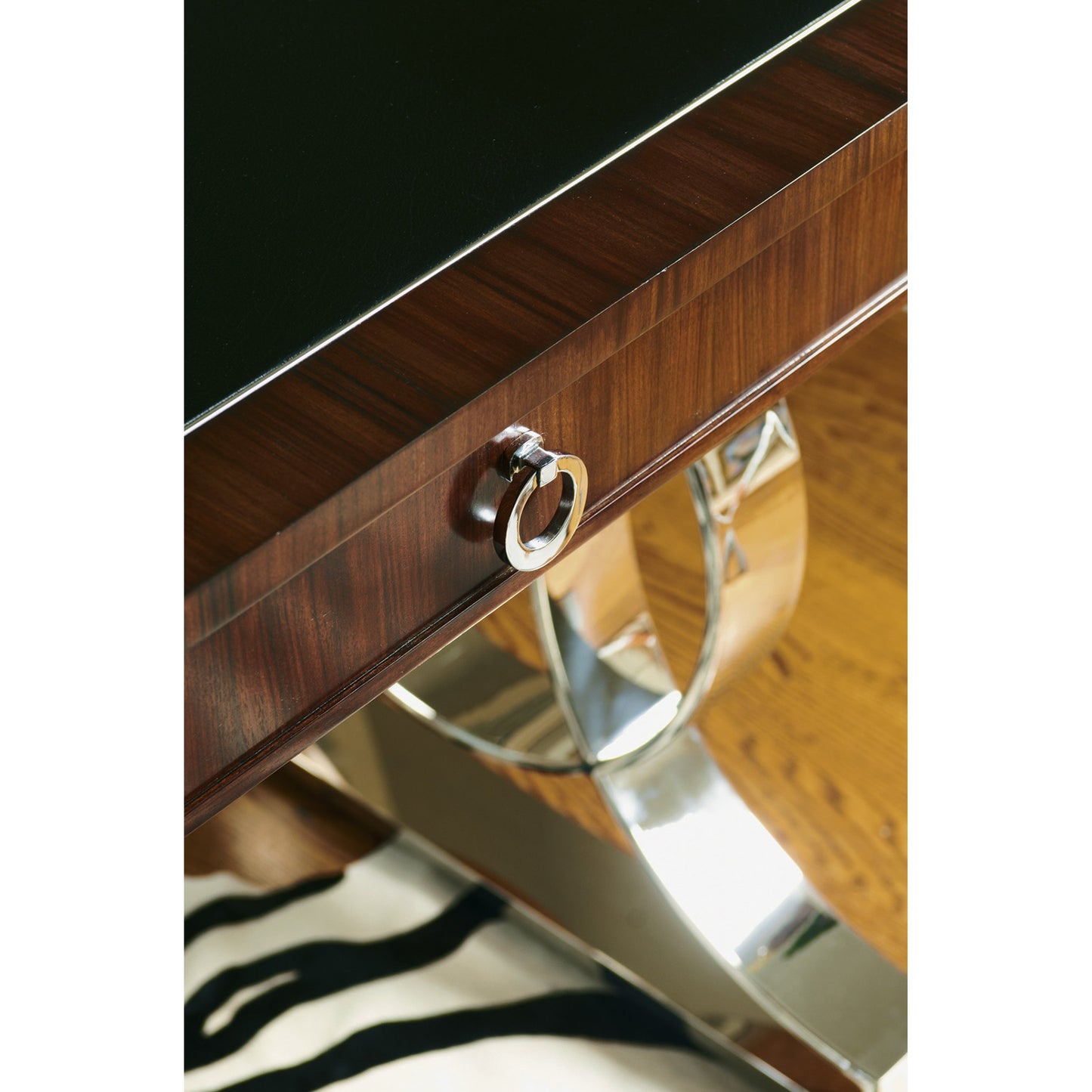 002 SR-835890 | Additional Silo | Rosewood Writing Desk by Sligh. Made from unique in a transitional style.
