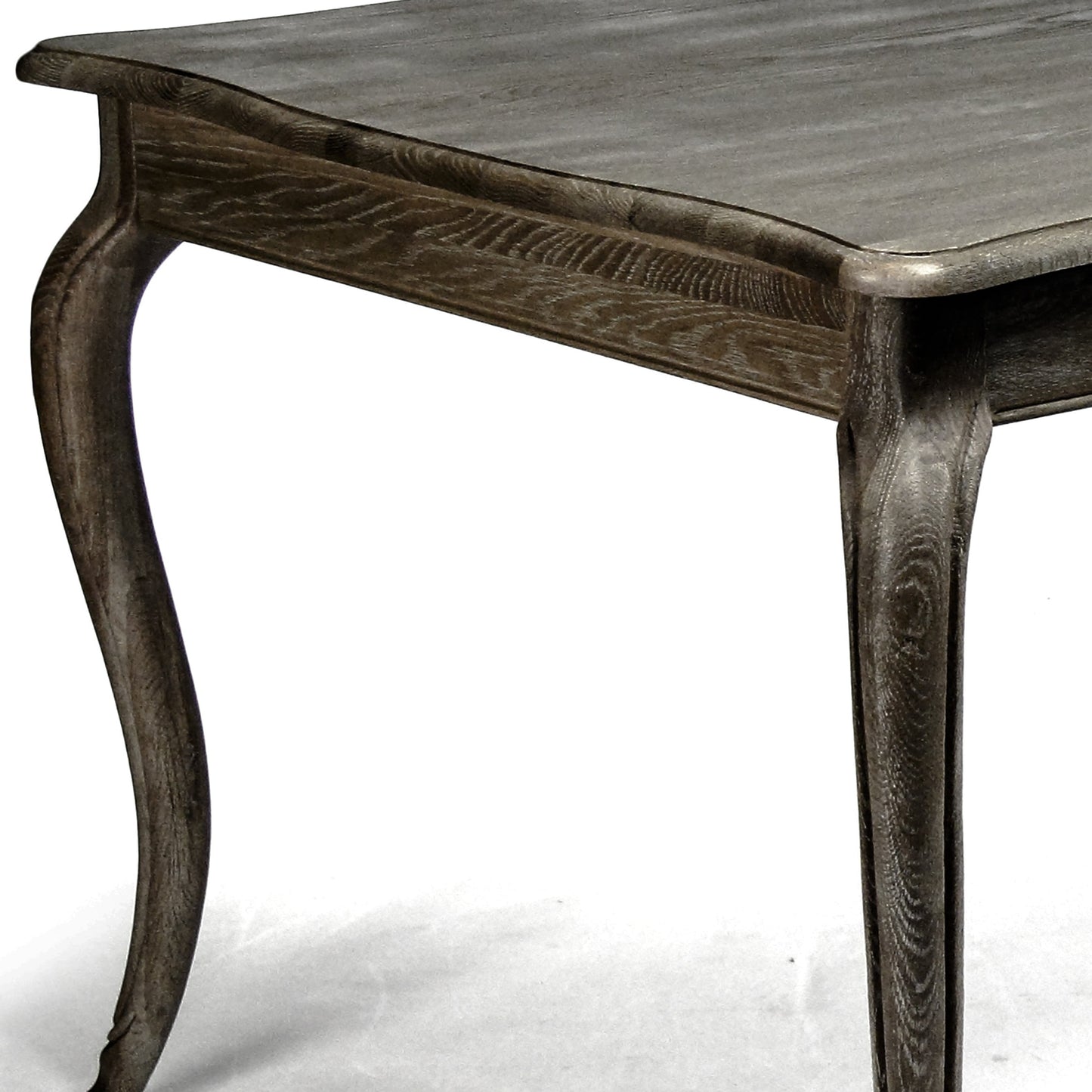 004 S-338468 | Closeup | Vineyard Oak Dining Table by Zentique in oak. Made from oak in a traditional style.