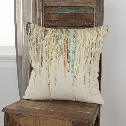 McDonald Pillow by HedgeApple Essentials in natural. Made from jute, cotton in a rustic style.