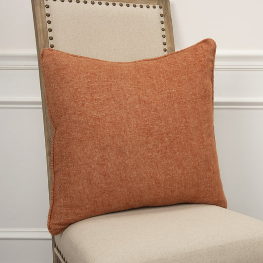 Harrisonburg Pillow by HedgeApple Essentials in orange. Made from polyester in a modern style.