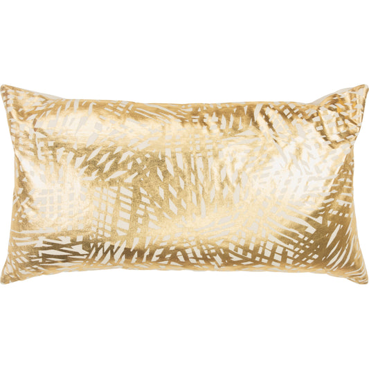 Delta Pillow by HedgeApple Essentials in gold. Made from cotton in a unique style.
