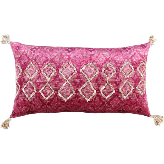 Yavapai Pillow by HedgeApple Essentials in pink. Made from unique in a eclectic & global style.