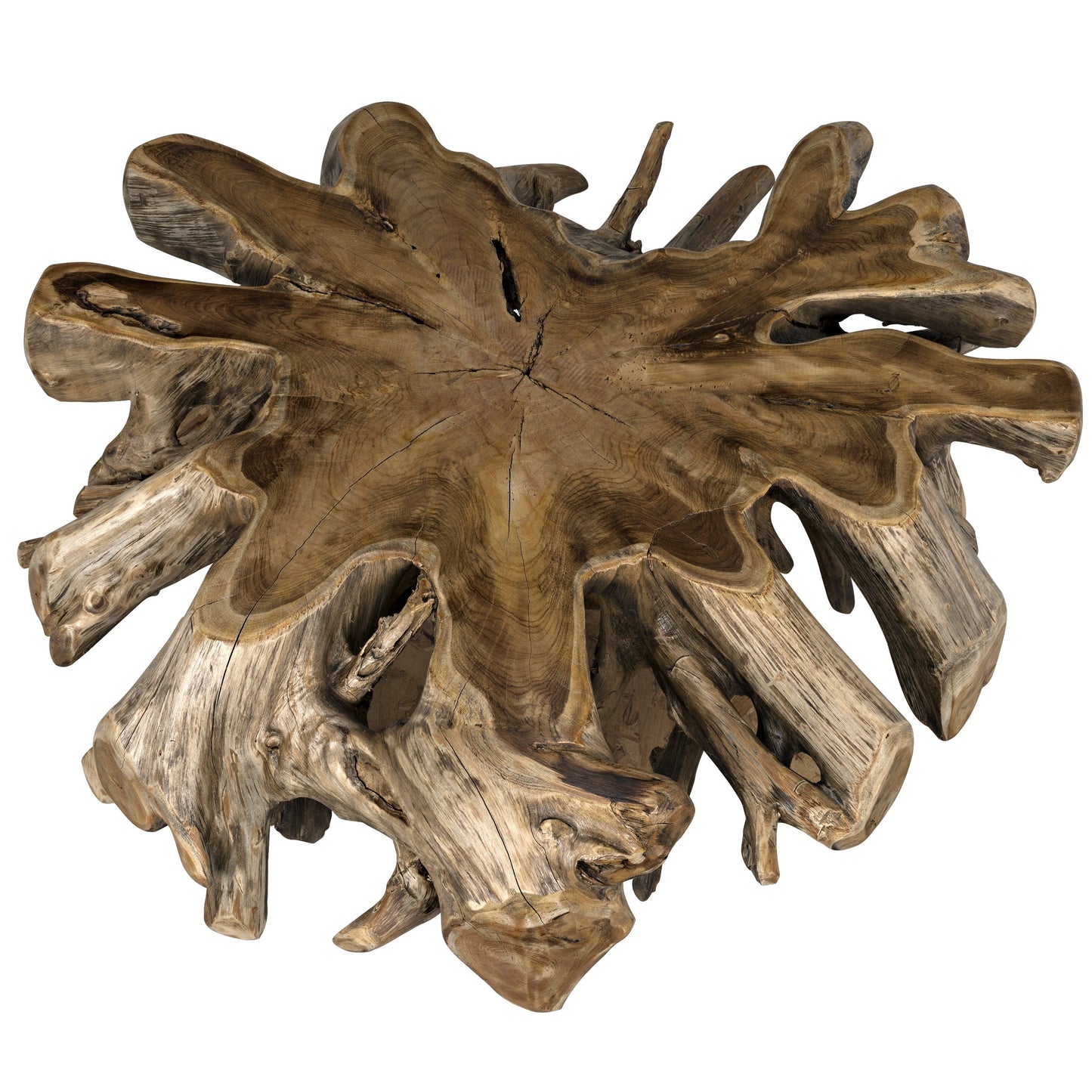 005 SR-387691 | Additional Silo | Teak Root Coffee Table by Noir in teak root. Made from teak root in a eclectic & global style.