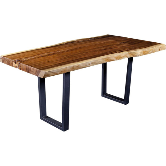 Origins Freeform Desk by Phillips Collection in brown. Made from wood in a modern style.